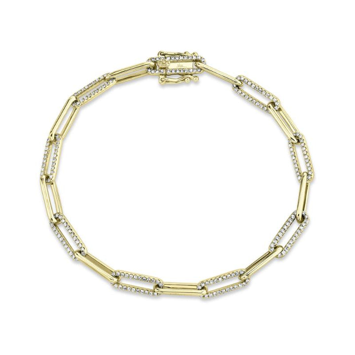 SC55008688 14K Yellow Gold Link Bracelet from the Kate Collection