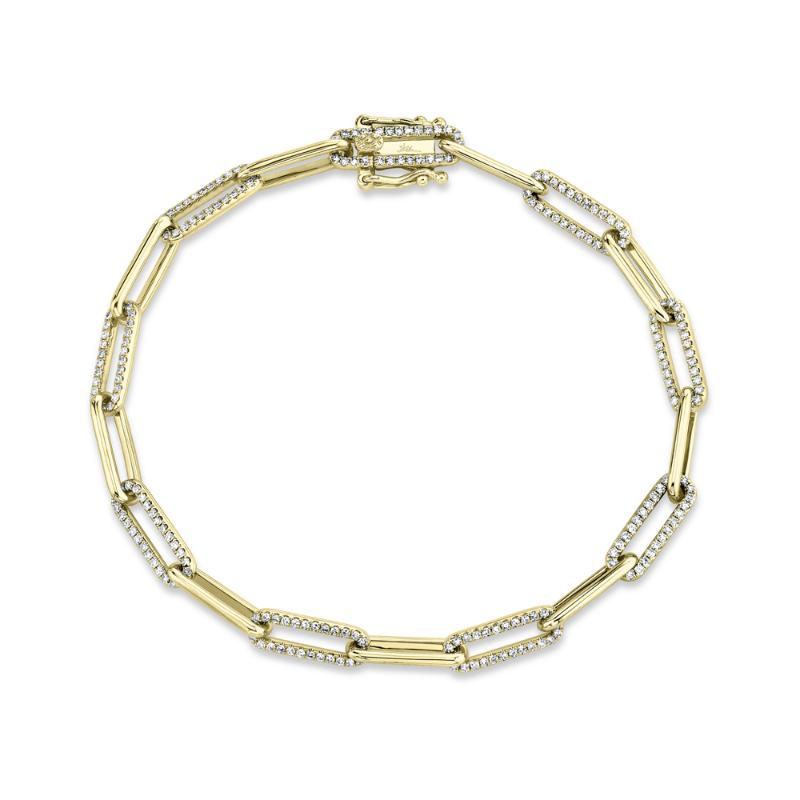 SC55008688 14K Yellow Gold Link Bracelet from the Kate Collection