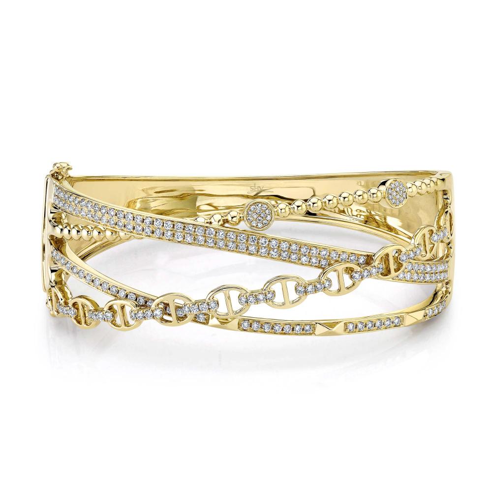 SC55021370ZS 14K Yellow Gold Bangle Bracelet from the Kate Collection