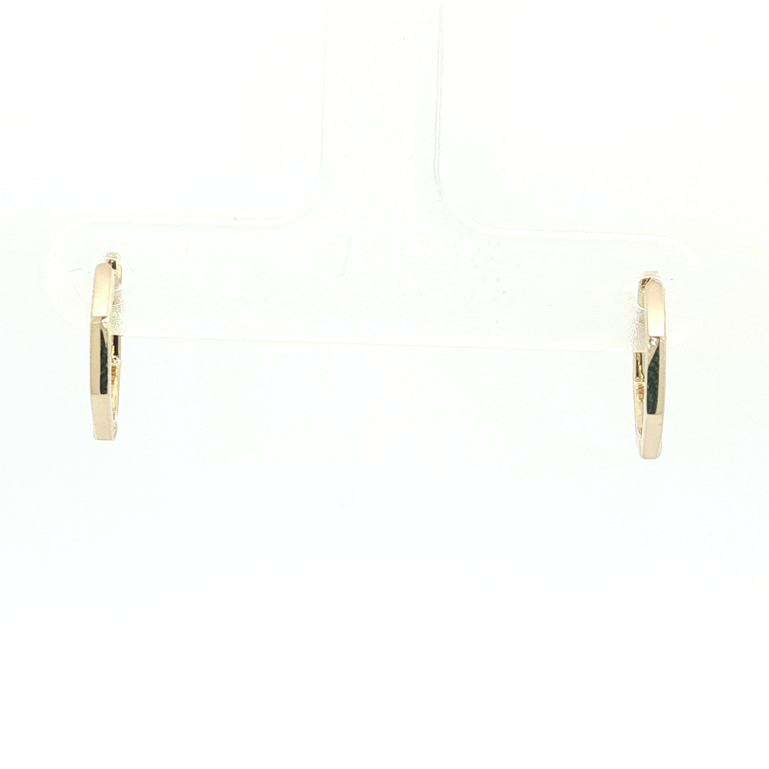DIAMOND HOOP EARRING