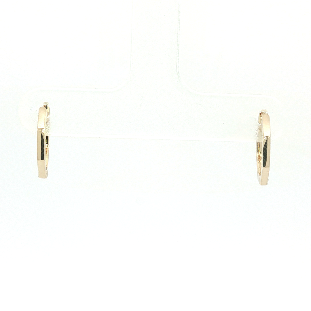 DIAMOND HOOP EARRING