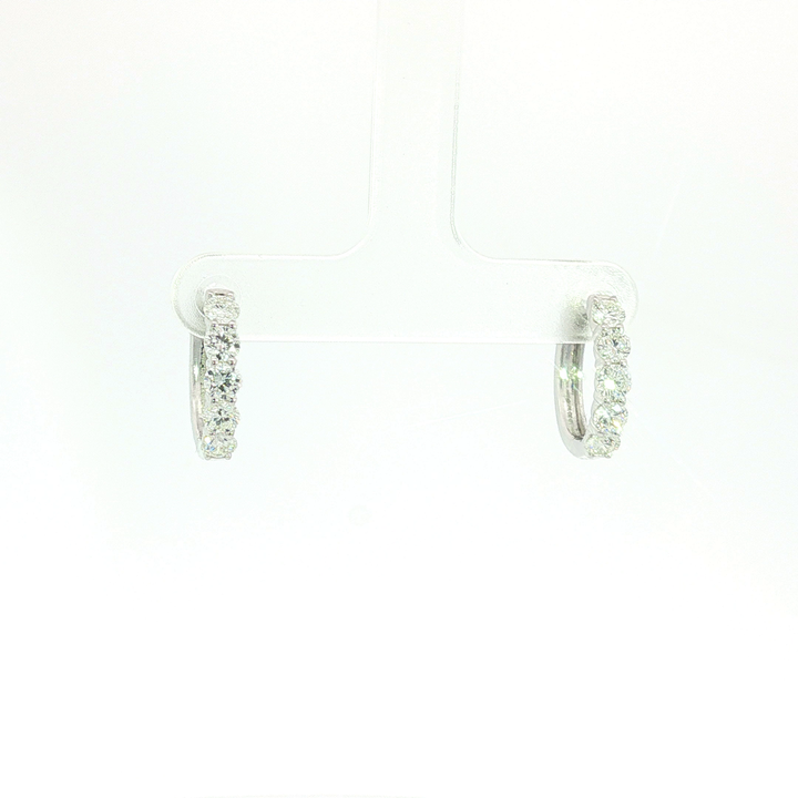 DIAMOND HOOP EARRING