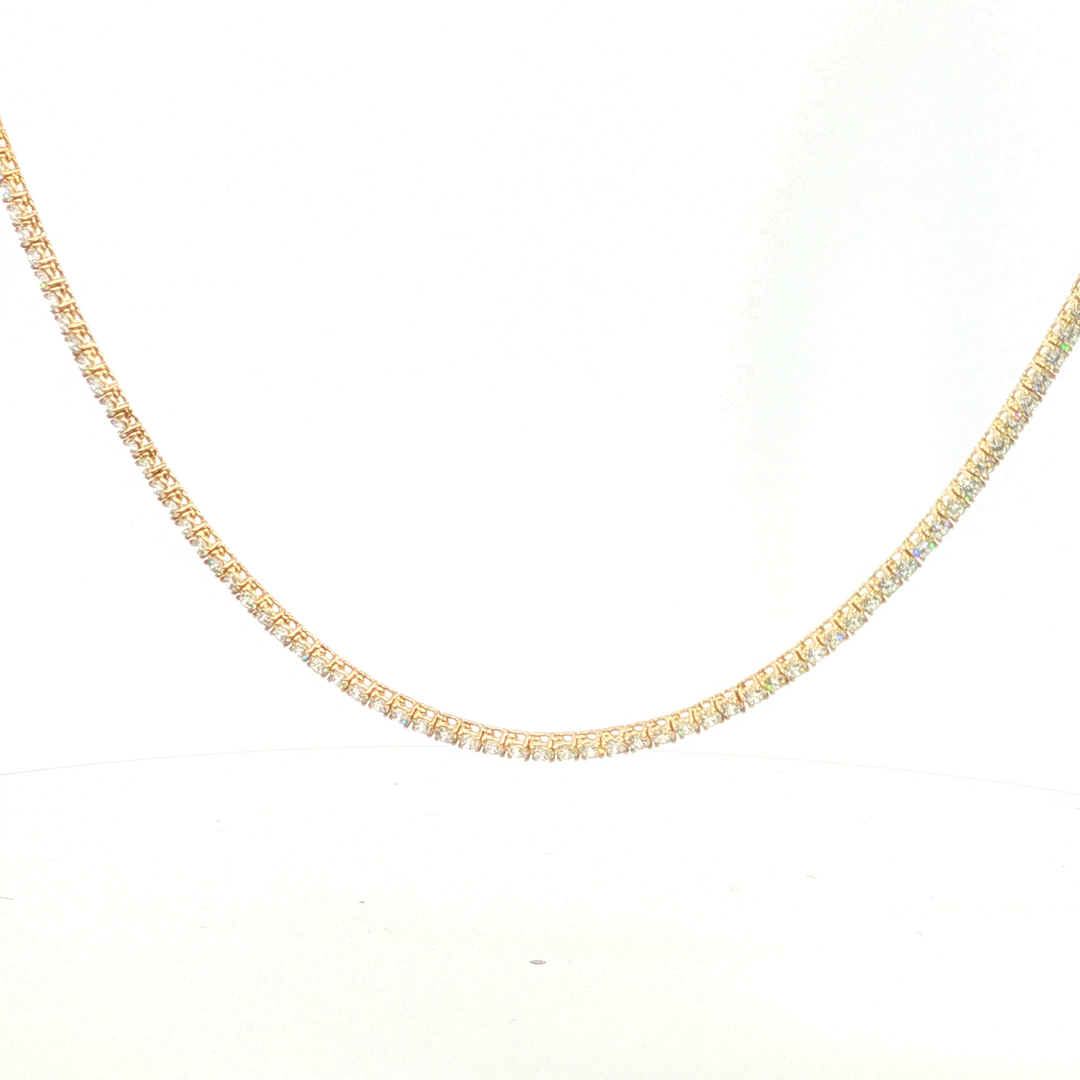 LAB DIA NECKLACE