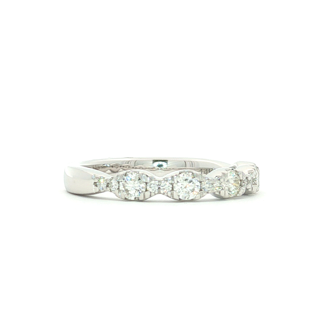Diamond Wedding Bands  -  Women'