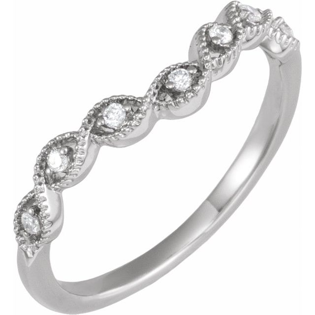 Diamond Wedding Bands  -  Women'