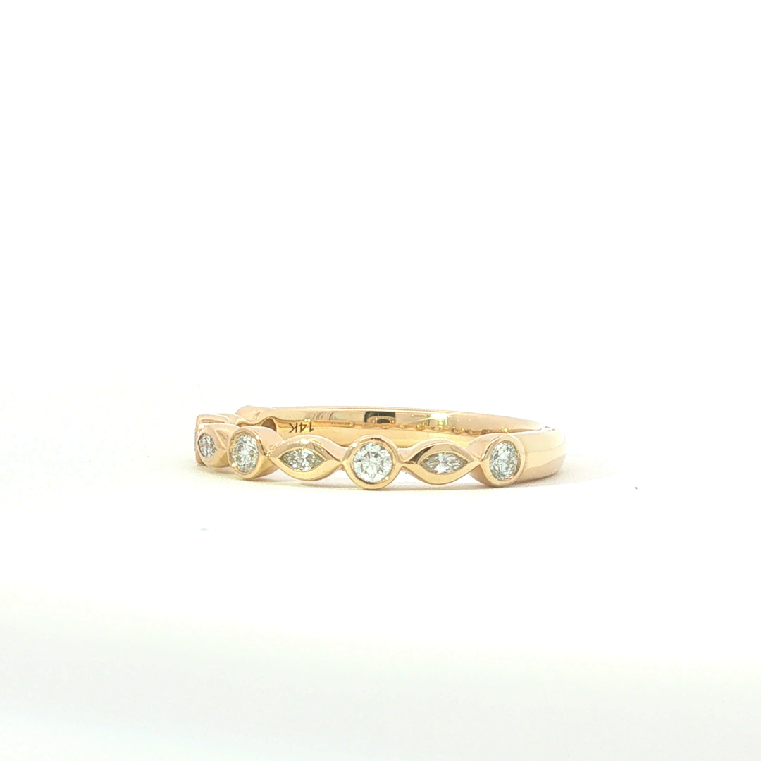 Diamond Wedding Bands  -  Women'