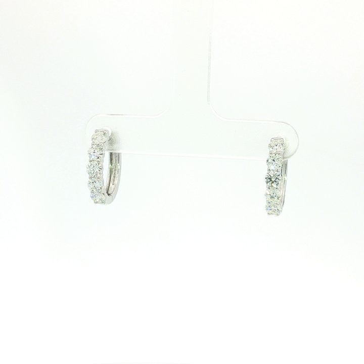 DIAMOND HOOP EARRING