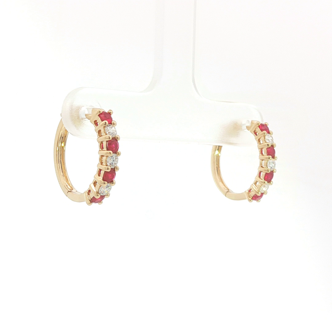 Colored Stone Earring