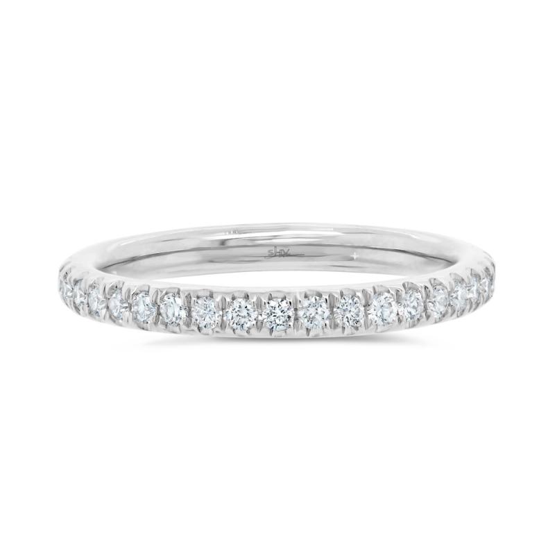 SC22005278EZ6 14K White Gold Eternity Band from the Eternal Collection