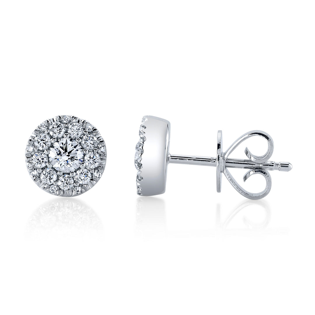 SC22008052 14K White Gold Stud Earrings from the Bella Riva