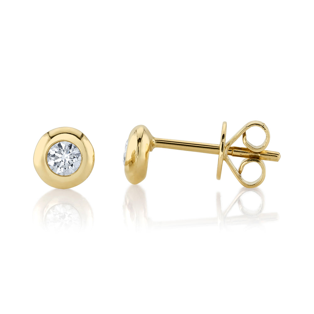 SC55004064 14K Yellow Gold Stud Earrings from the Bailey Collection
