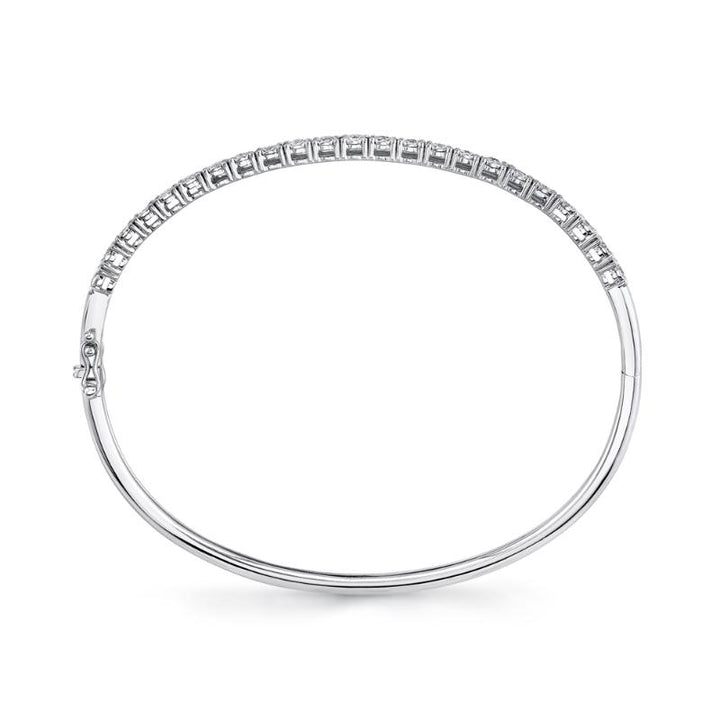 SC55004962ZS 14K White Gold Bangle Bracelet from the Stella Collection
