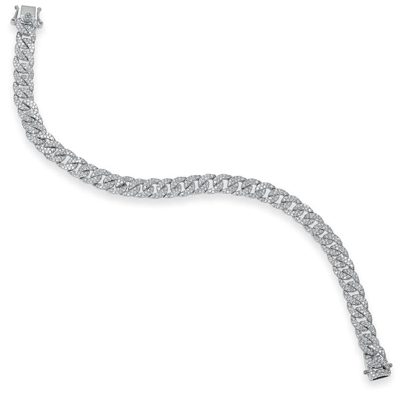 SC55005671V2 14K White Gold Link Bracelet from the Kate Collection
