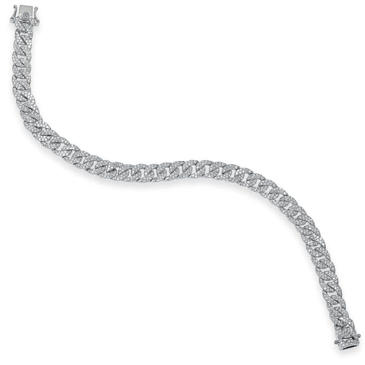 SC55005671V2 14K White Gold Link Bracelet from the Kate Collection