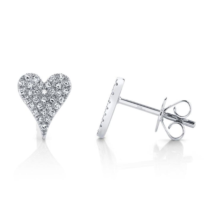 SC55006928 14K White Gold Stud Earrings from the Kate Collection