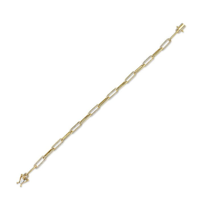 SC55008688 14K Yellow Gold Link Bracelet from the Kate Collection