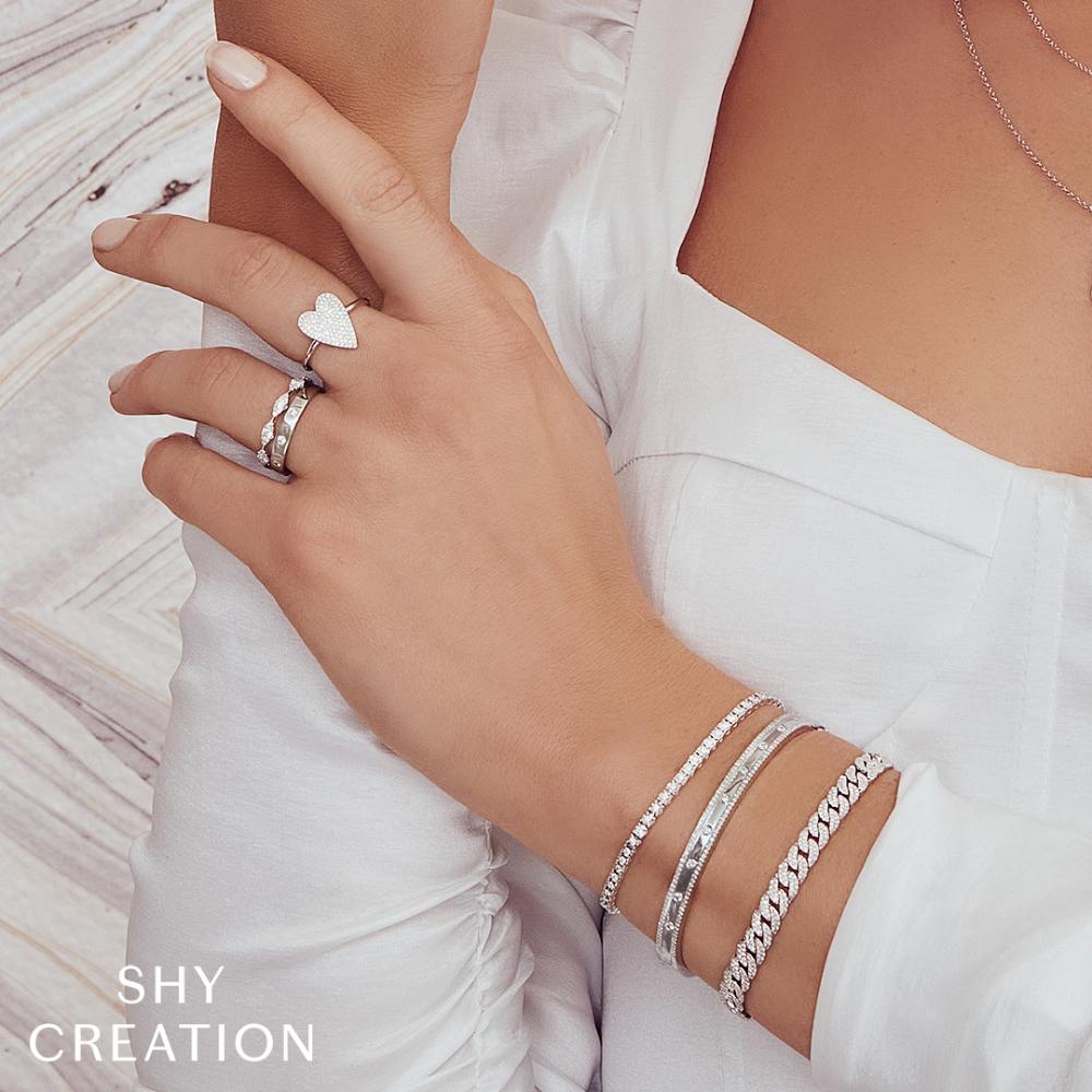 SC55009104V2 14K White Gold Fashion Ring from the Kate Collection