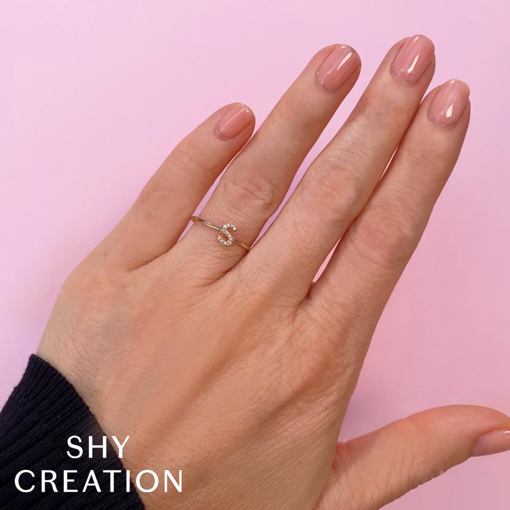 SC55005348-Z 14K Yellow Gold Fashion Ring from the Initial Collection