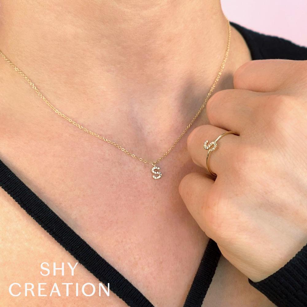 SC55007903-X 14K White Gold Fashion Necklace from the Initial Collection