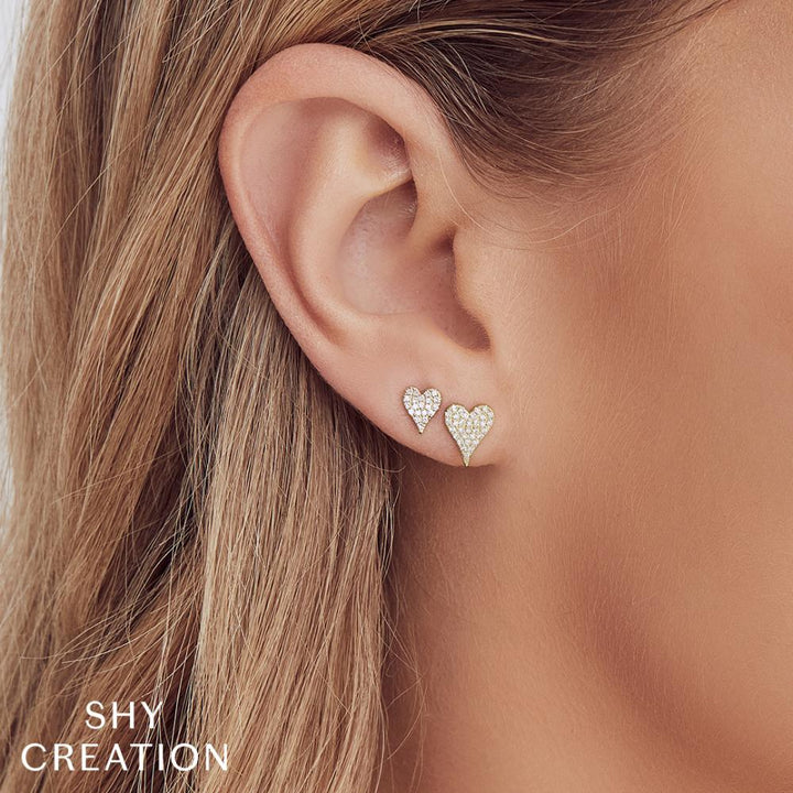 SC55006718 14K Yellow Gold Stud Earrings from the Kate Collection