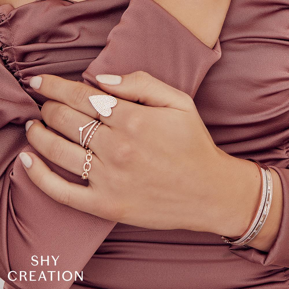 SC55002257ZS 14K Pink Gold Bangle Bracelet from the Kate Collection