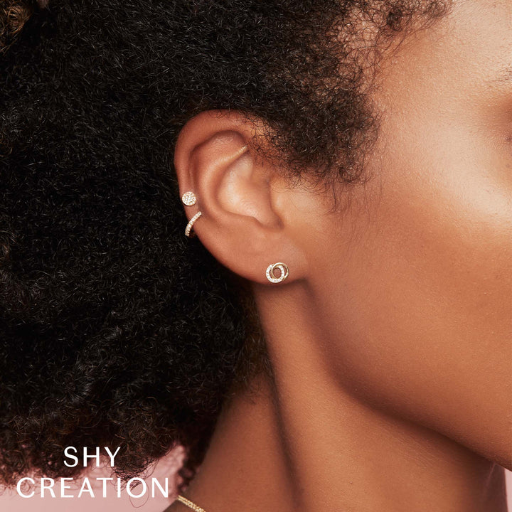 SC55009822 14K Yellow Gold Stud Earrings from the Kate Collection