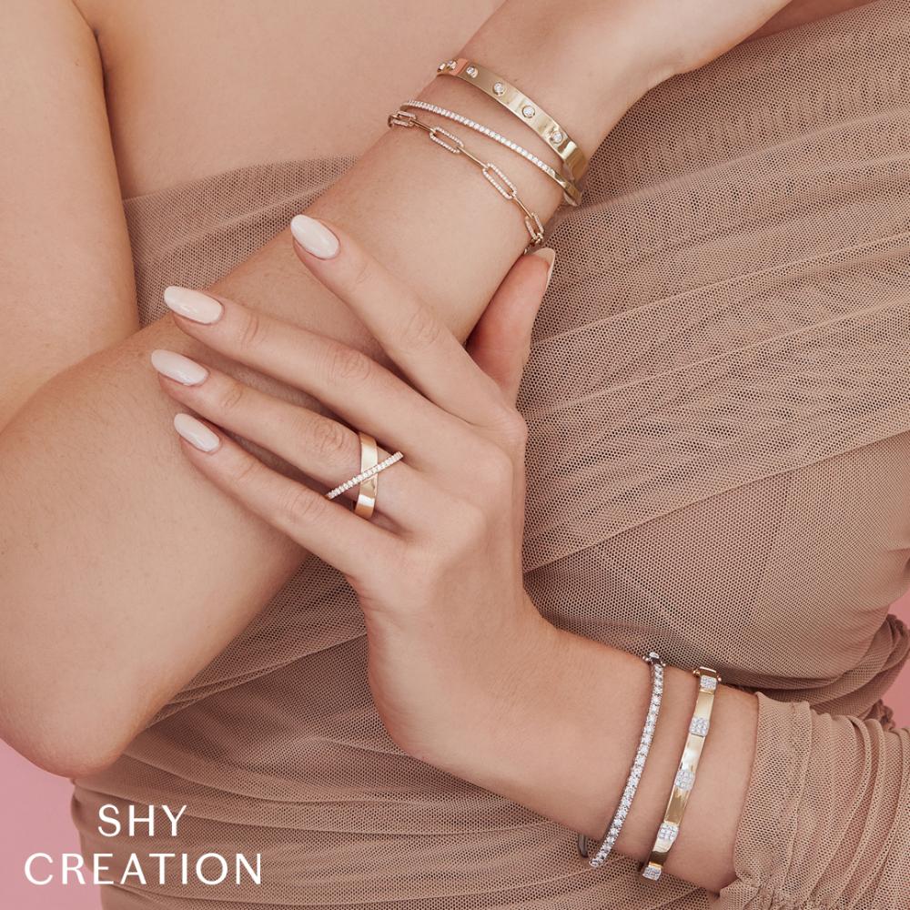 SC55020133ZS 14K Yellow Gold Bangle Bracelet from the Kate Collection