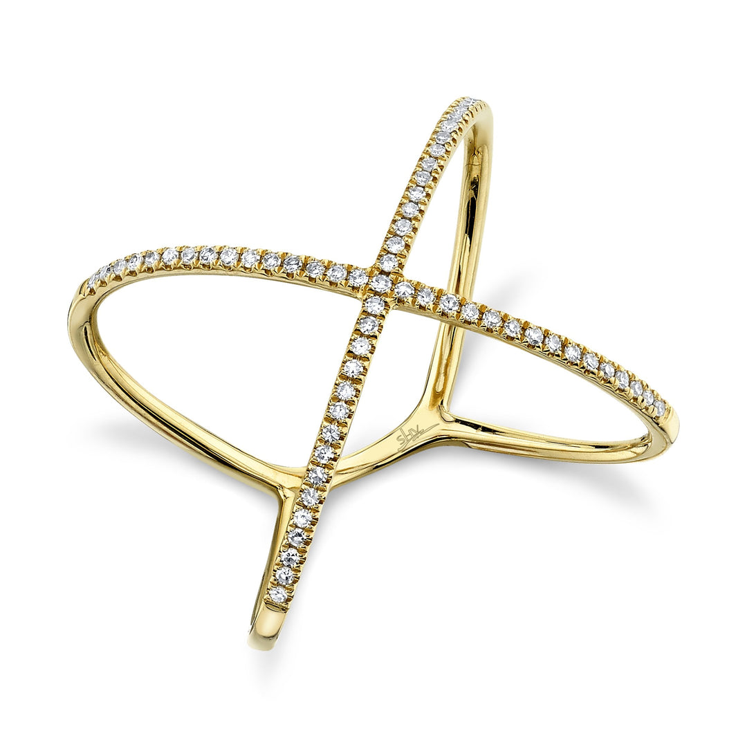 DIAMOND "X" RING