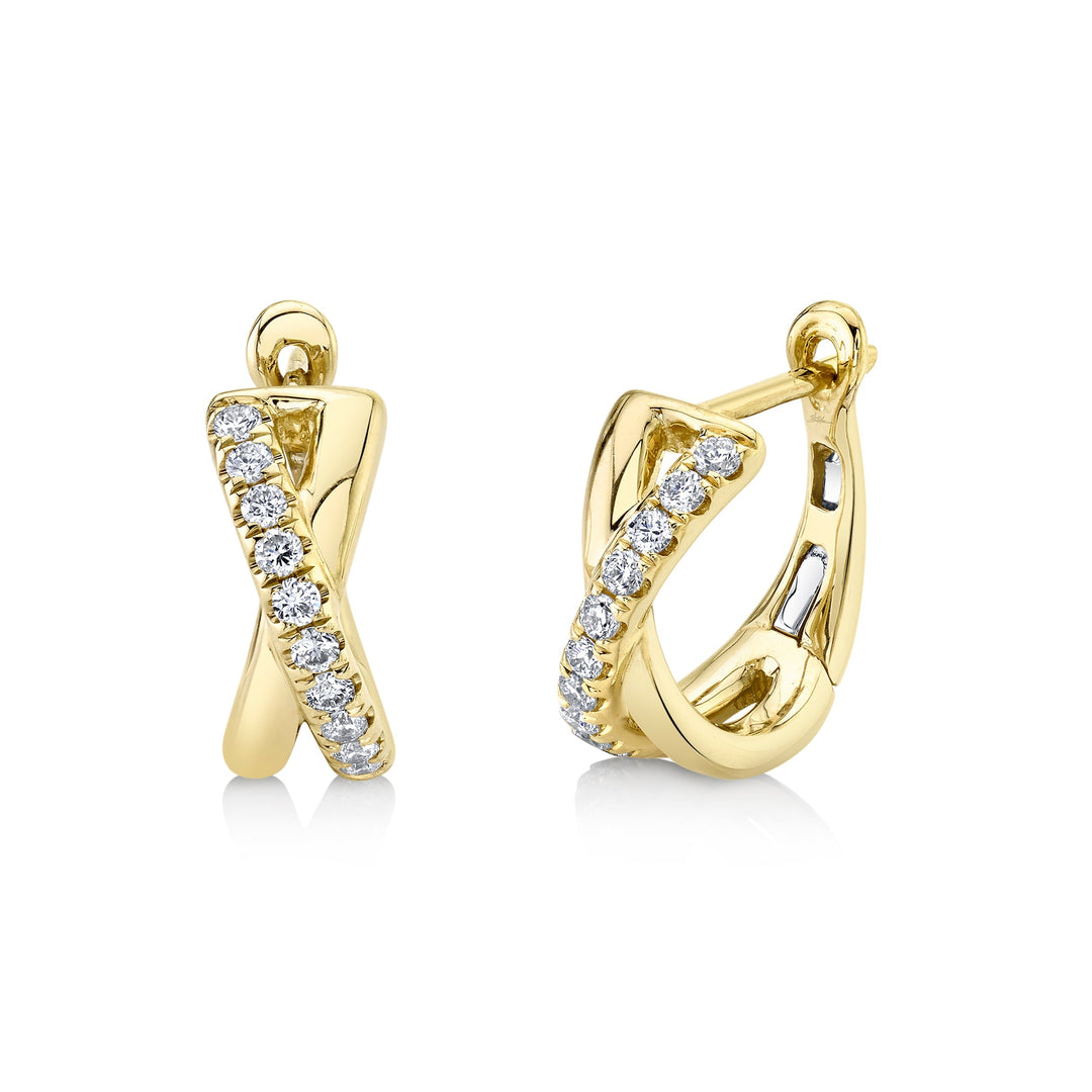 0.25CT DIAMOND HUGGIE EARRING