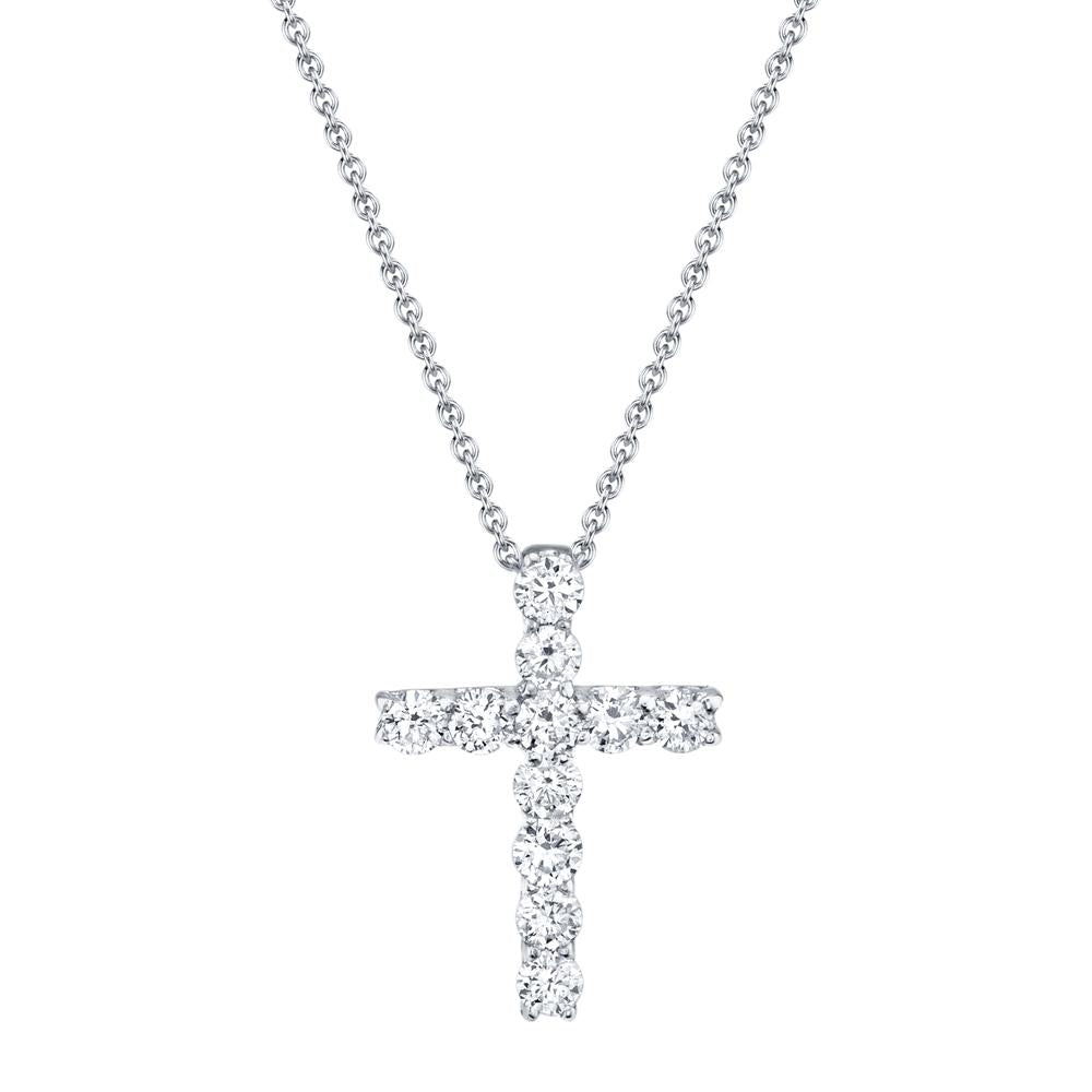 DIAMOND CROSS NECKLACE