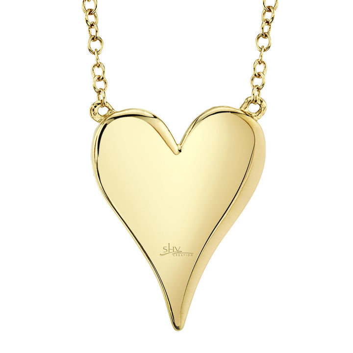 Amor 0.21 Ct Diamond Pave Heart Pendant Necklace