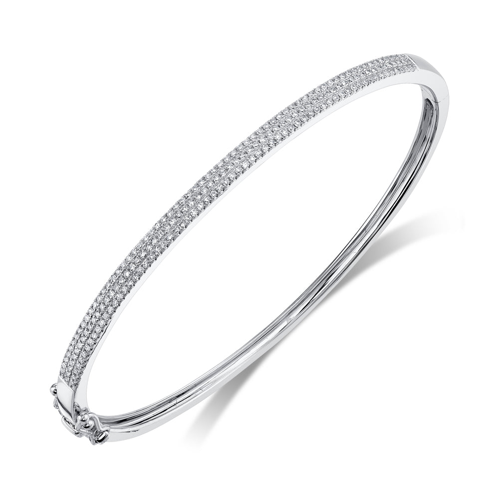 0.52Ct Diamond Pave Bangle