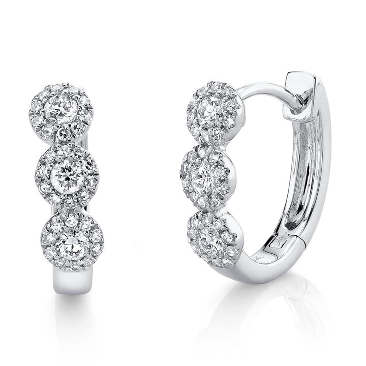 DIAMOND HUGGIE EARRING