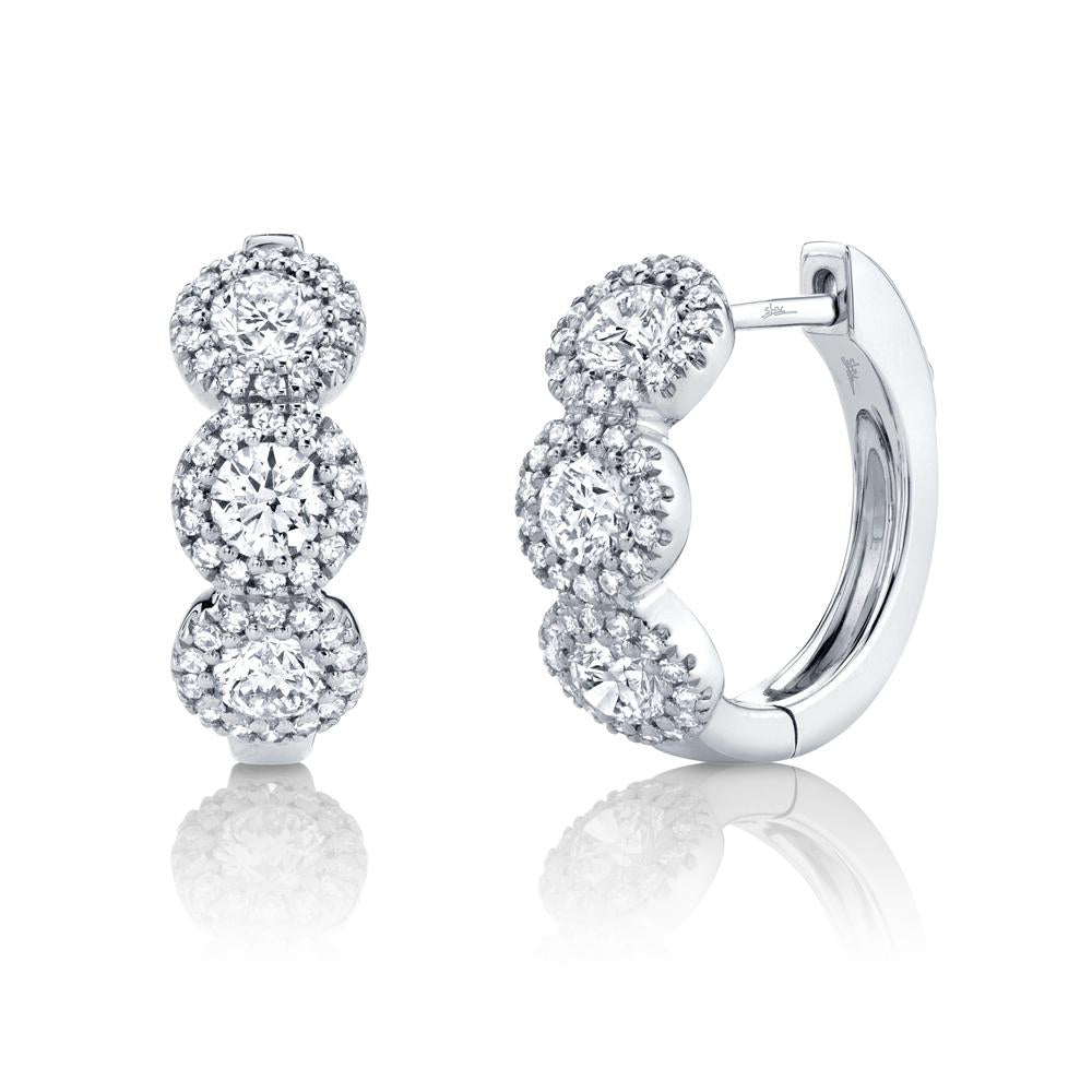 DIAMOND HUGGIE EARRING