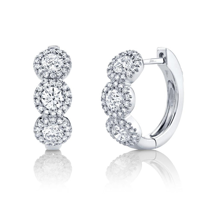 DIAMOND HUGGIE EARRING