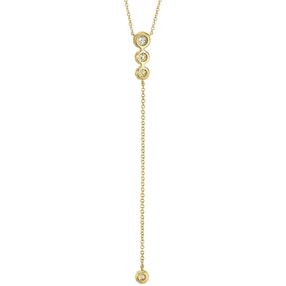 0.29Ct Diamond Lariat Necklace