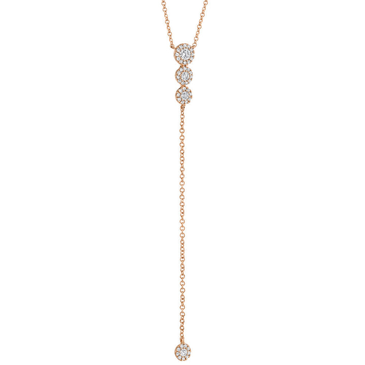 0.29Ct Diamond Lariat Necklace