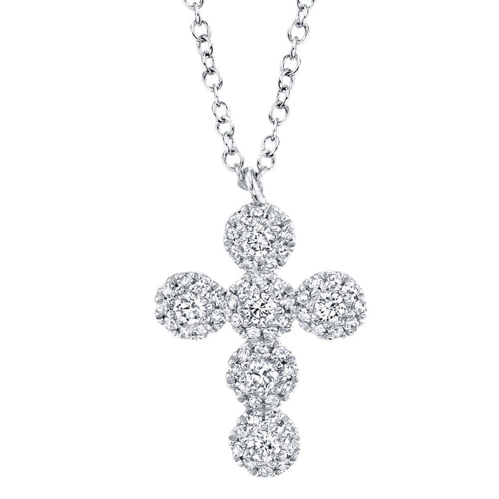 DIAMOND CROSS NECKLACE