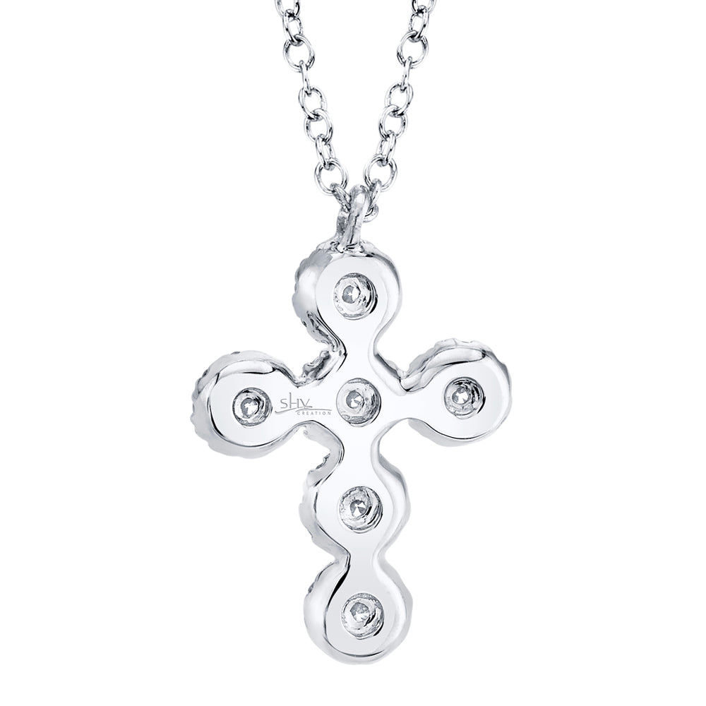 0.25Ct Diamond Cross Necklace