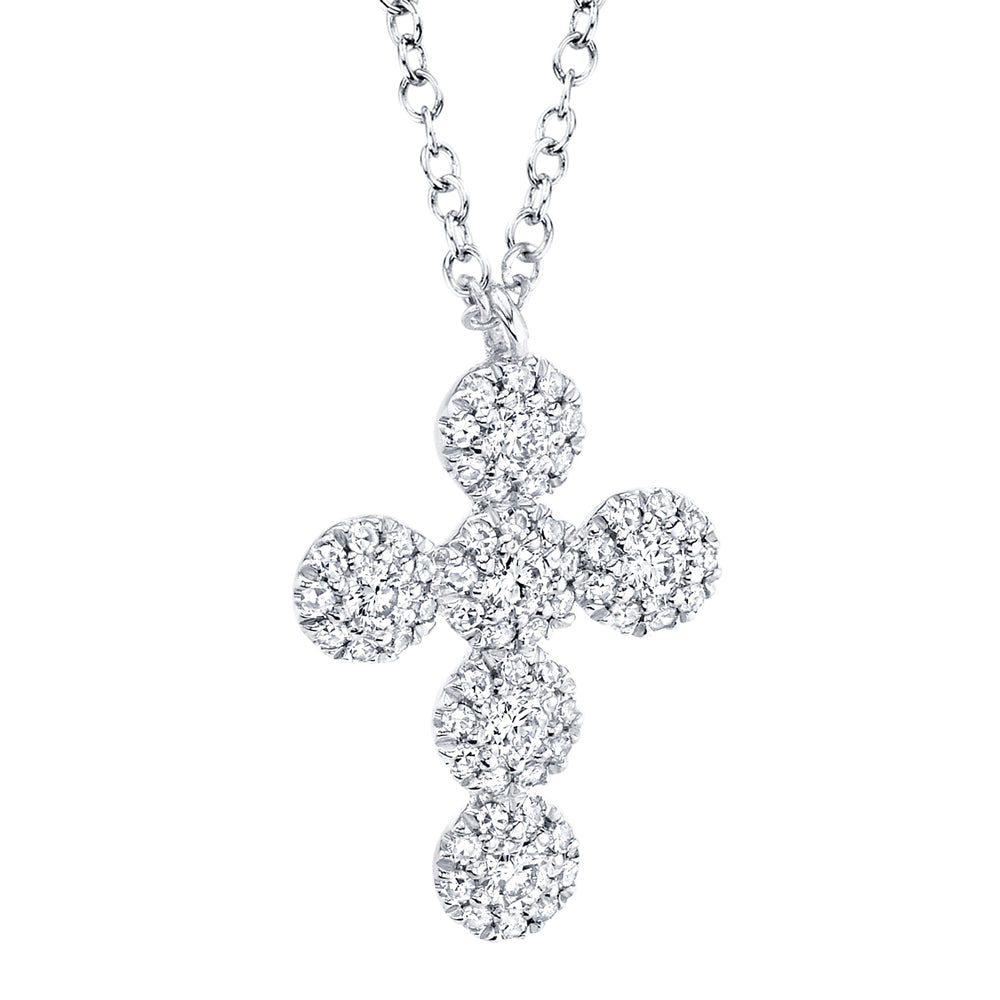 0.25Ct Diamond Cross Necklace