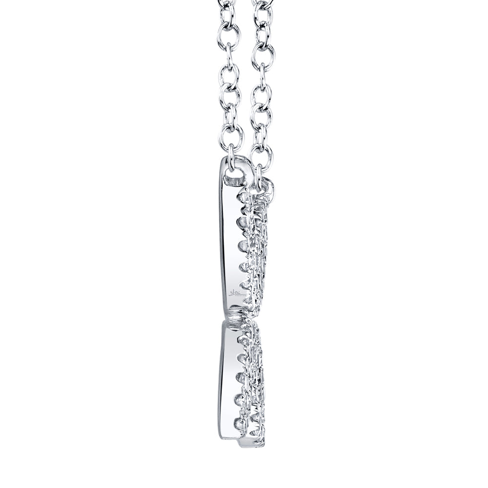 0.20Ct Diamond Flower Necklace