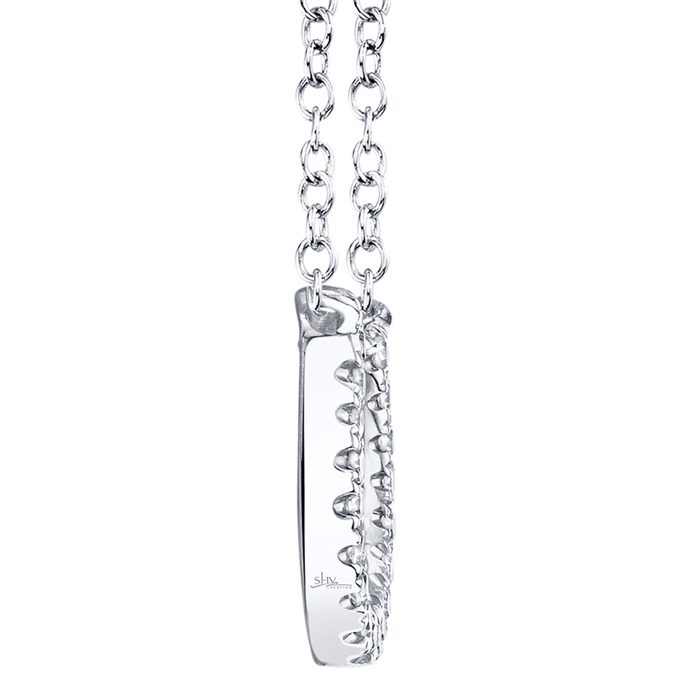 Oakley 0.06 Ct. Diamond Horseshoe Pendant Necklace