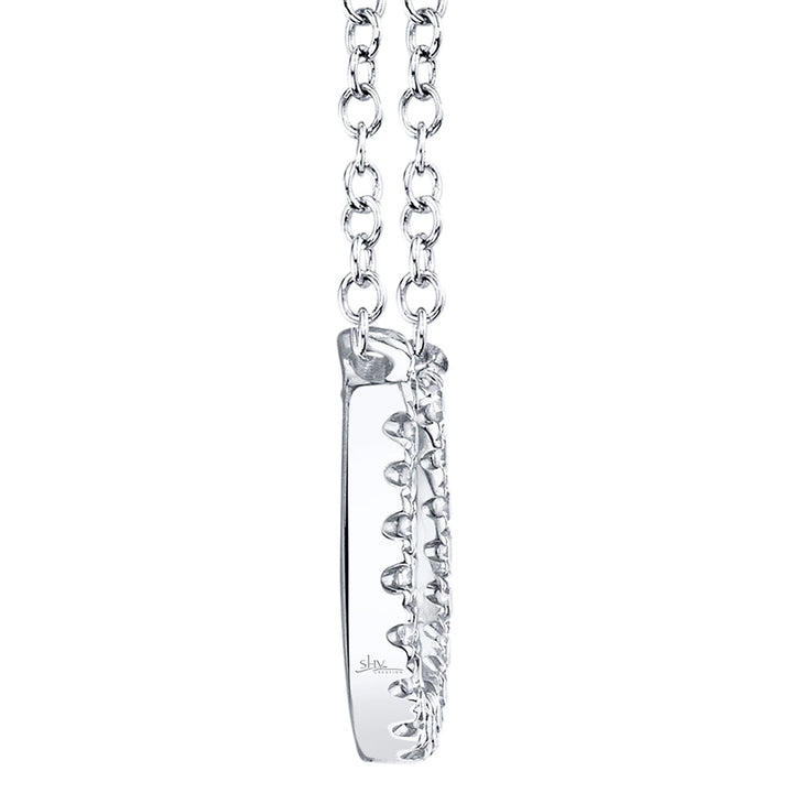 Oakley 0.06 Ct. Diamond Horseshoe Pendant Necklace
