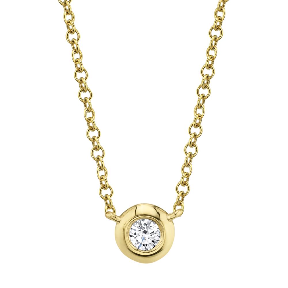 DIAMOND BEZEL NECKLACE