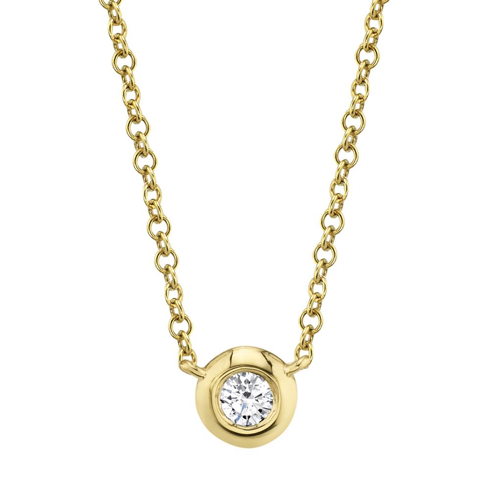 DIAMOND BEZEL NECKLACE