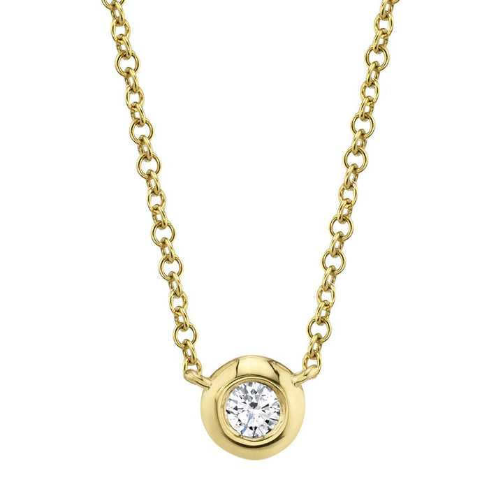 DIAMOND BEZEL NECKLACE