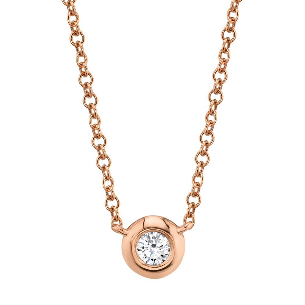 DIAMOND BEZEL NECKLACE
