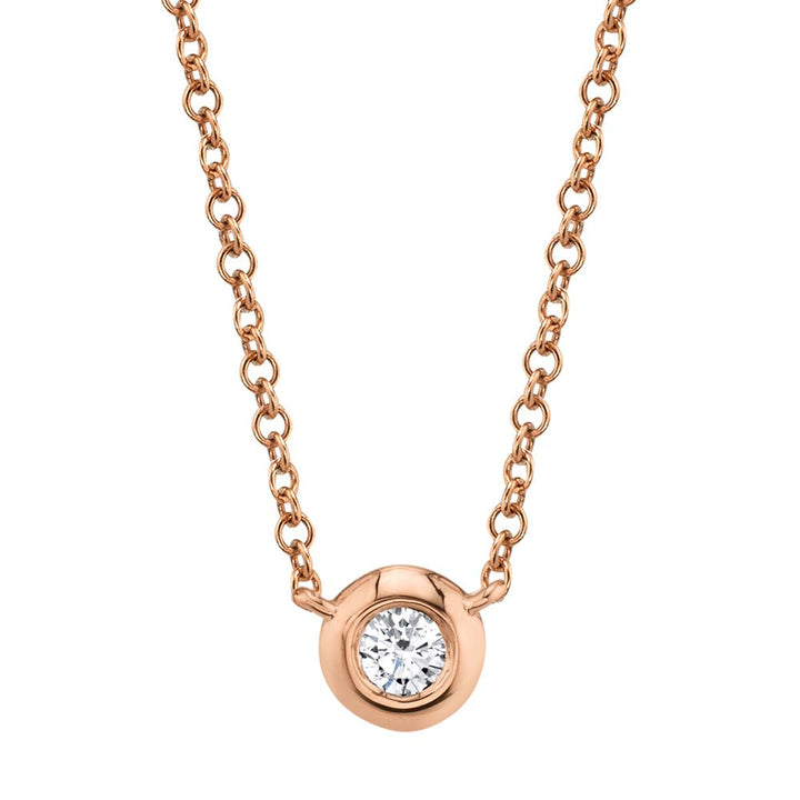 DIAMOND BEZEL NECKLACE