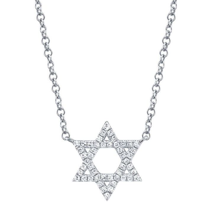 DIAMOND STAR OF DAVID NECKLACE