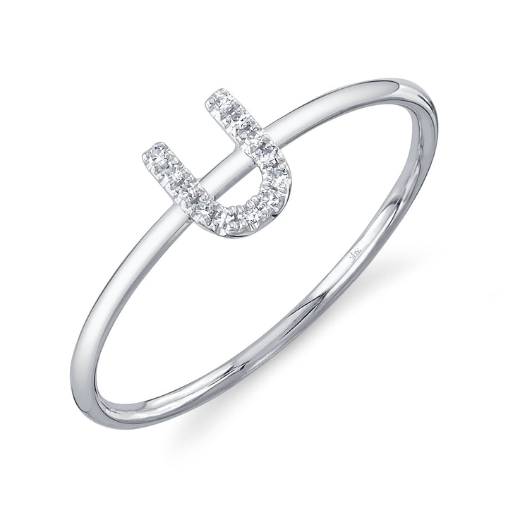 0.04CT DIAMOND RING - INITIAL U